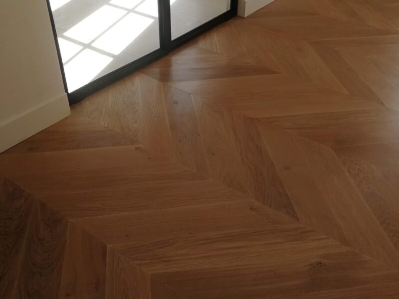 Weense punt vloer in stijlvol interieur