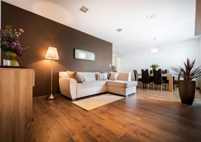 Houten vloer gelegd door York Floors