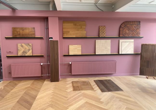 img_showroom1 Showroom van York Floors in Amsterdam met houten vloeren